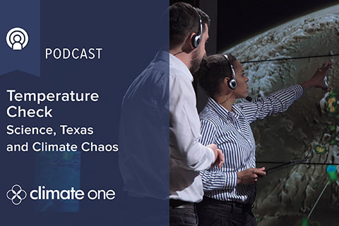 Climate one podcast flyer